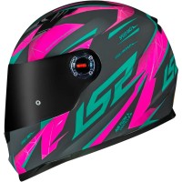 Capacete Ls2 FF358 Classic Draze Cinza/Pink