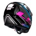 Capacete Ls2 FF358 Classic Xdron Cyan Rosa