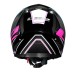 Capacete Ls2 FF358 Classic Xdron Cyan Rosa