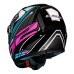 Capacete Ls2 FF358 Classic Xdron Cyan Rosa